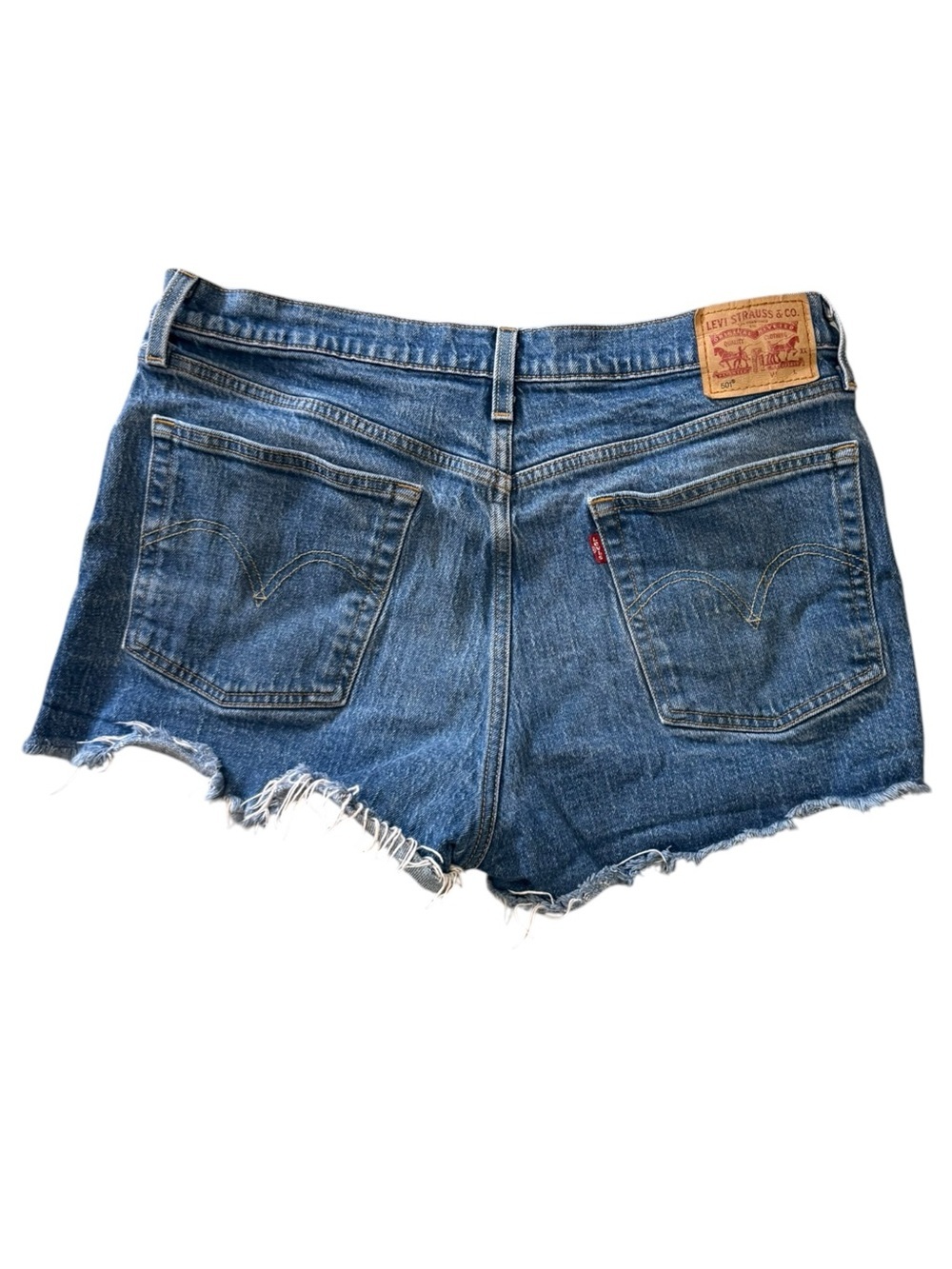 Levi's 501 Denim Button Fly Cutoff Shorts Size 32